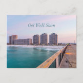 早めのナバールビーチ フロリダ釣り お見舞いメッセージ ポストカード (正面)