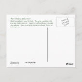 早めの熱気球を上げる ポストカード (裏面)