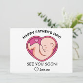 早パーソナライズされたくパパに幸せな父の日 シーズンカード (スタンド正面)