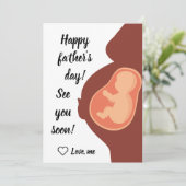 早パーソナライズされたくパパに幸せな父の日 シーズンカード (スタンド正面)