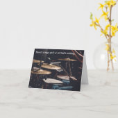 早恋しく思くバンドのドラマーが上手くいく カード (黄色い花)