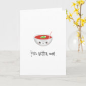 早感じくスープカード カード (黄色い花)