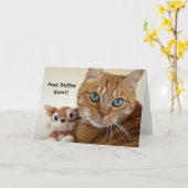 早感じく!子どものお見舞い カード (黄色い花)