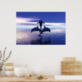 早朝のイルカ ポスター (キッチン)