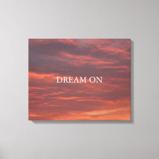 早朝のキャンバス印刷 キャンバスプリント (正面)