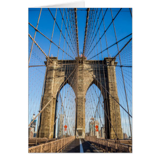 早朝のブルックリン橋