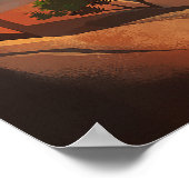 早朝のラフティング旅行はグランキャニオンを下る。 ポスター (角)