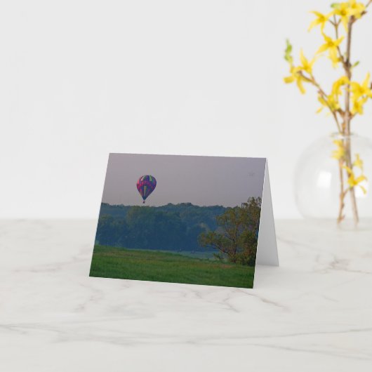 早朝の交通機関 カード (黄色い花)