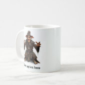 早朝の内野獣が放たれた コーヒーマグカップ (正面左)