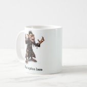 早朝の内野獣が放たれた コーヒーマグカップ (正面左)