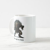 早朝の内野獣が放たれた コーヒーマグカップ (正面左)