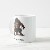 早朝の内野獣が放たれた コーヒーマグカップ (正面左)