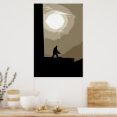 早朝の労働者 ポスター (キッチン)