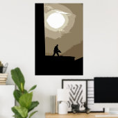 早朝の労働者 ポスター (ホームオフィス)