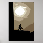 早朝の労働者 ポスター (正面)