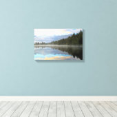 早朝の反射（横） キャンバスプリント (インサイチュ (ウッドフロア))