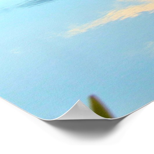 早朝の反射(横) ポスター (角)