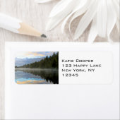 早朝の反射（横） ラベル (インサイチュ)