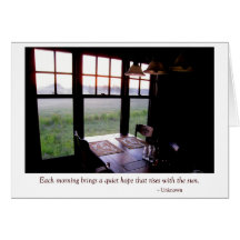 早朝の国の台所朝の食卓