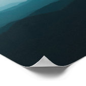 早朝の層 ポスター (角)