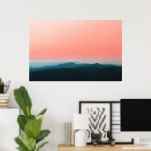 早朝の層 ポスター (ホームオフィス)