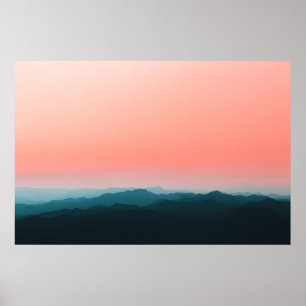 早朝の層 ポスター