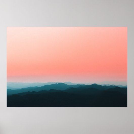 早朝の層 ポスター (正面)