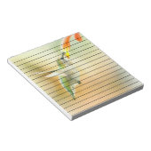 早朝の明かりの中のハミングバード ノートパッド (アングル)