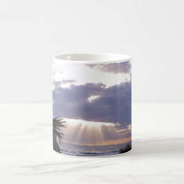 早朝の照明海 コーヒーマグカップ