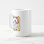 早朝の起床ラッパが必要 コーヒーマグカップ (正面左)