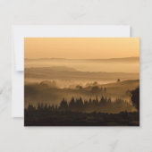 早朝の霧の聖書の詩の勇気付けられるカード カード (正面)