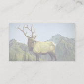 早朝の霧、オオシカ 名刺 (裏面)