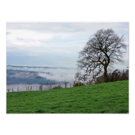 早朝の霧 フォトプリント           