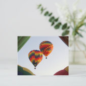 早朝の風船 ポストカード (スタンド正面)