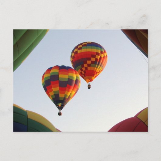 早朝の風船 ポストカード (正面)