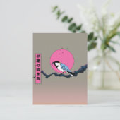 早朝の鳴鳥 ポストカード (スタンド正面)