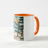 早朝の鳴鳥 マグカップ (正面右)