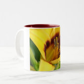 早朝は元来煩わせます ツートーンマグカップ (正面左)