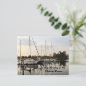 早朝アットザエディントンマリーナ ポストカード (スタンド正面)