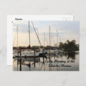 早朝アットザエディントンマリーナ ポストカード (正面/裏面)