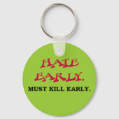 早朝吸! キーホルダー (正面)