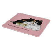 早朝空腹子猫 カッティングボード (角)