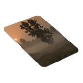 早朝、昇る太陽と地霧 マグネット (右側)