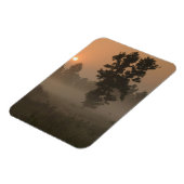 早朝、昇る太陽と地霧 マグネット (左側)