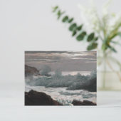 早朝、海で嵐の後、ウィンスローホーマー ポストカード (スタンド正面)