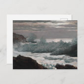 早朝、海で嵐の後、ウィンスローホーマー ポストカード (正面/裏面)