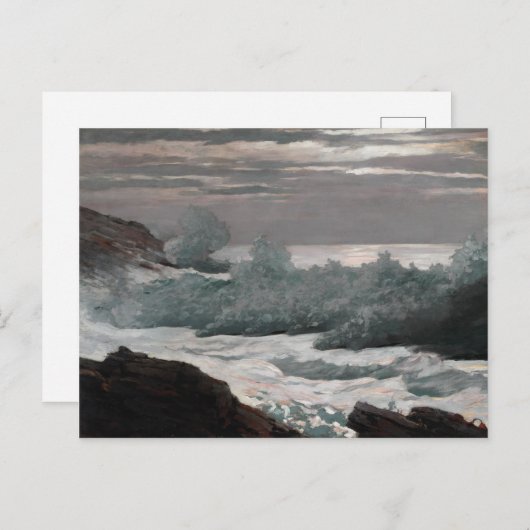 早朝、海で嵐の後、ウィンスローホーマー ポストカード (正面/裏面)