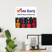 早期に投票 ポスター (ホームオフィス)