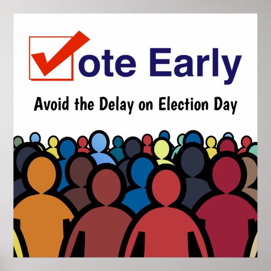 早期に投票 ポスター (正面)