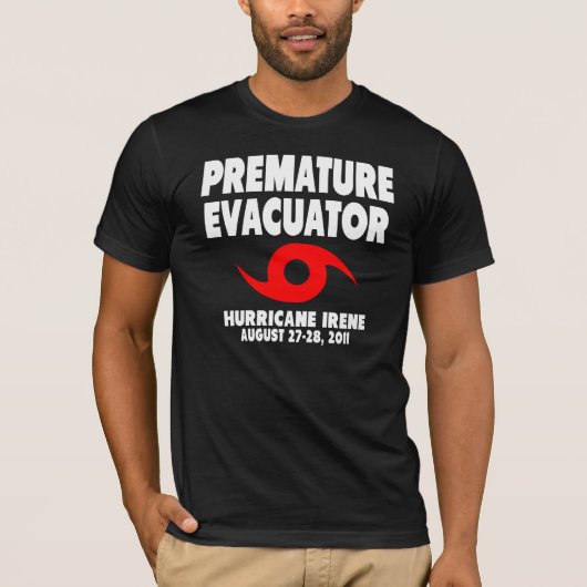 早期のEvacuator Tシャツ (正面)
